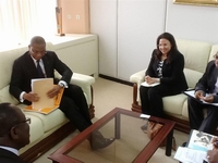 Projet e-Agricult​ure:  Le Ministre Koné Bruno accorde une audience aux experts de la Banque Mondiale